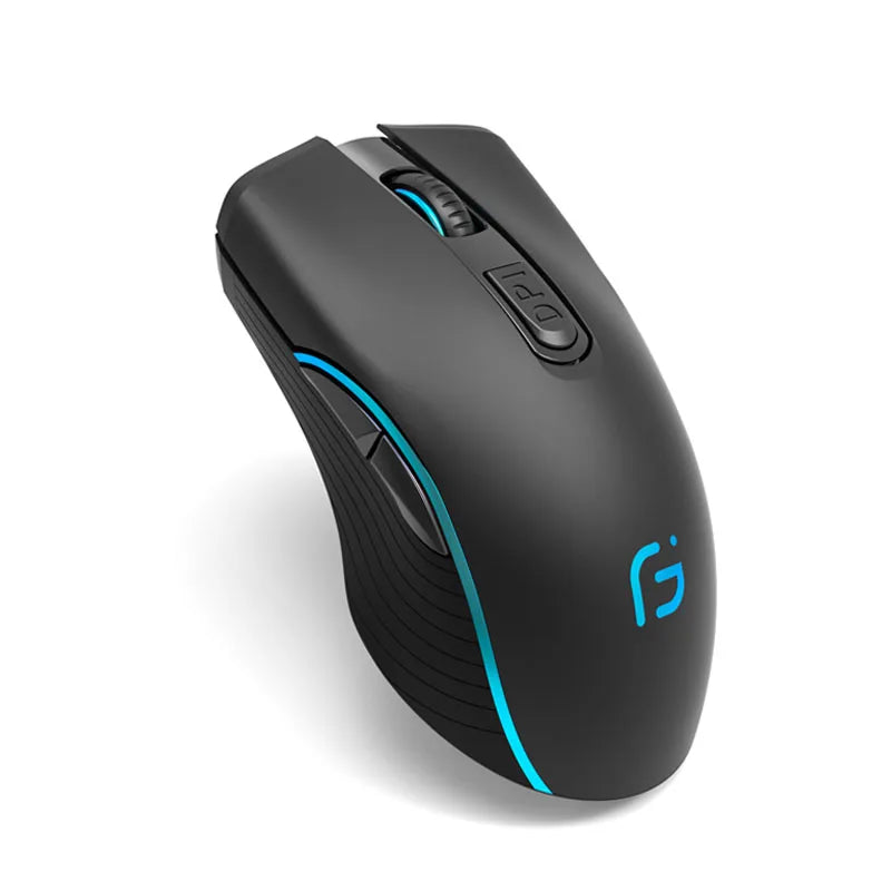 Rechargeable Computer Mouse Dual Mode Bluetooth+2.4Ghz Wireless...
